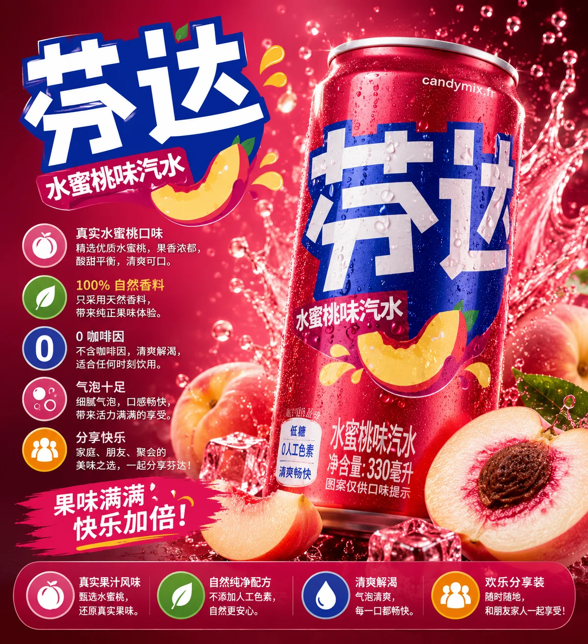 🥤🍑 Fanta Peach 0,33l