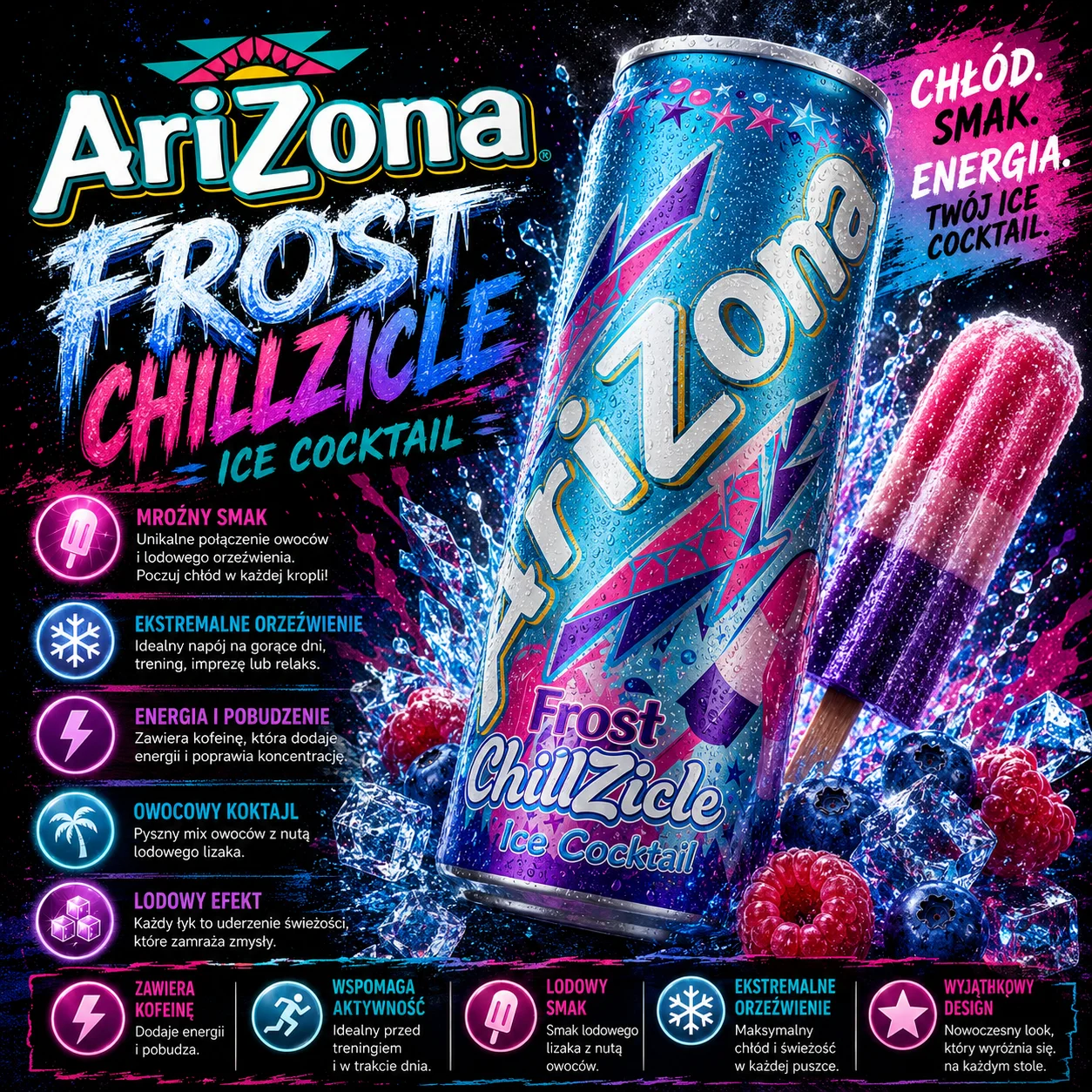🌴🍍❄️ Arizona Tropical Chillzicle 650 ml