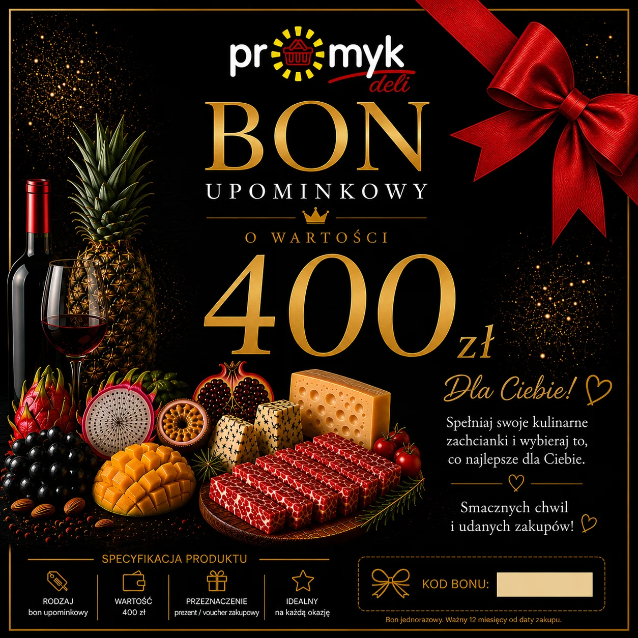 🎁✨ Bon upominkowy o wartości 400 zł - obrazek 2