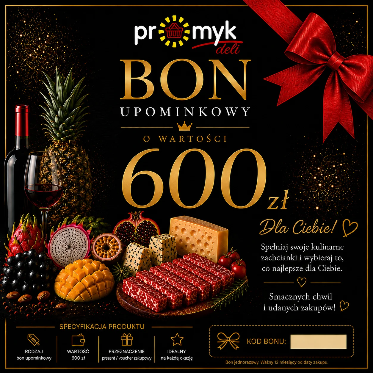🎁✨ Bon upominkowy o wartości 600 zł - obrazek 2