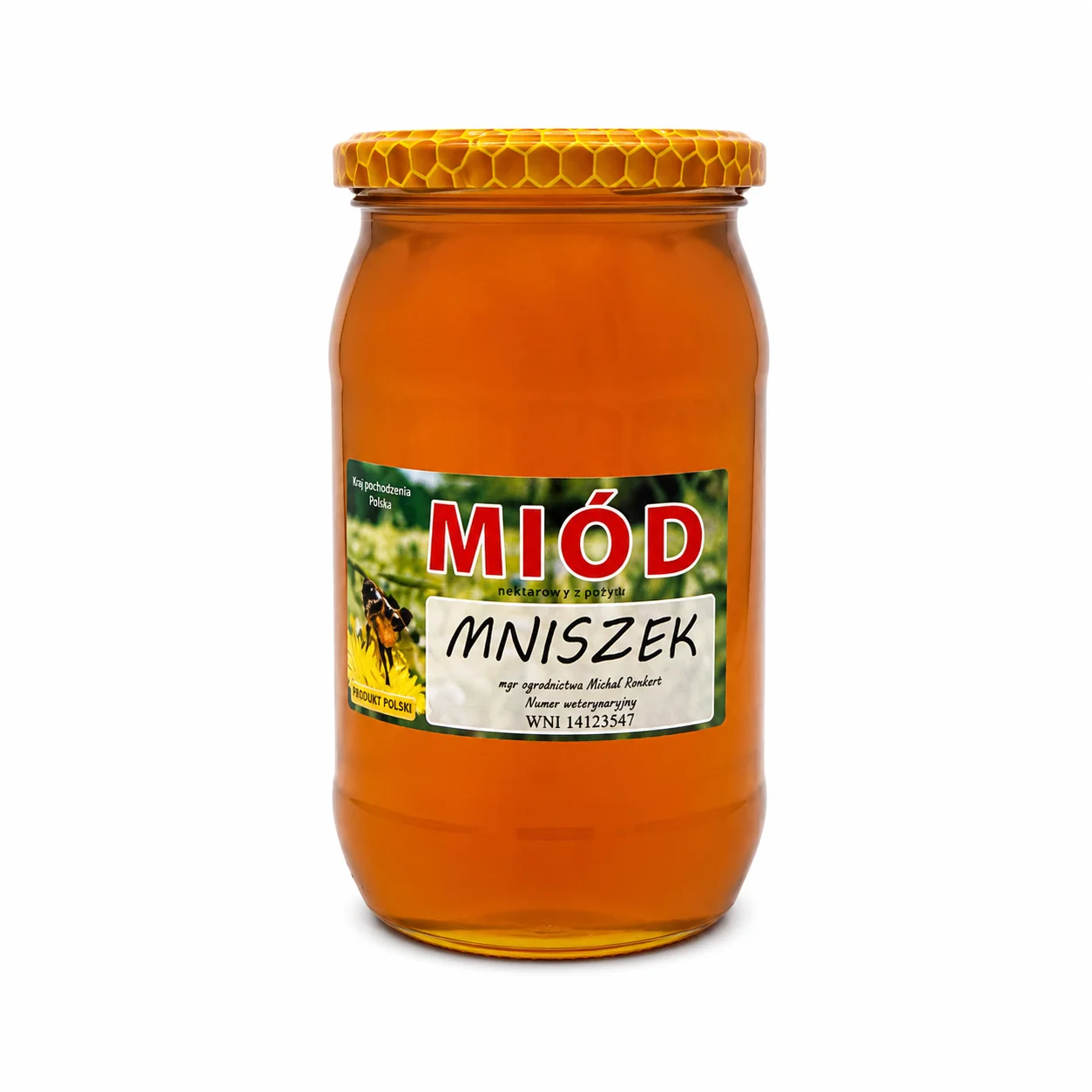 🍯🇵🇱 Polski Miód Mniszkowy 1100g