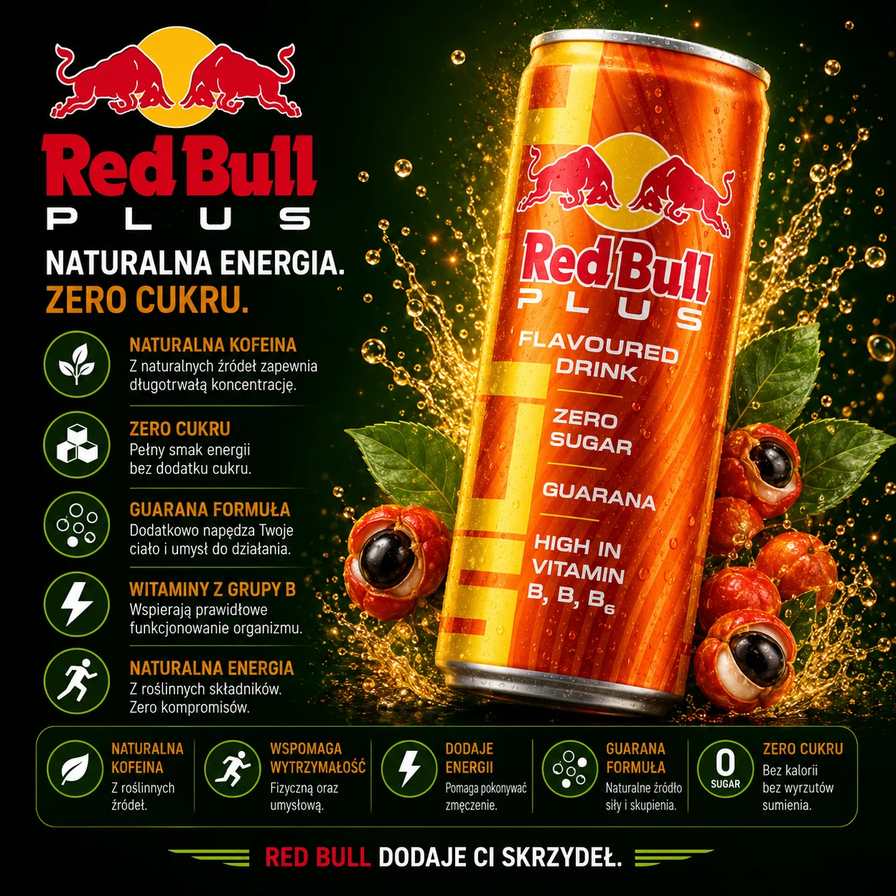 🐂 Red Bull Plus Guarana Zero Sugar