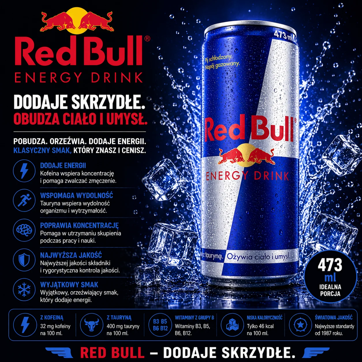 🔴 Red Bull Energy Drink 473 ml
