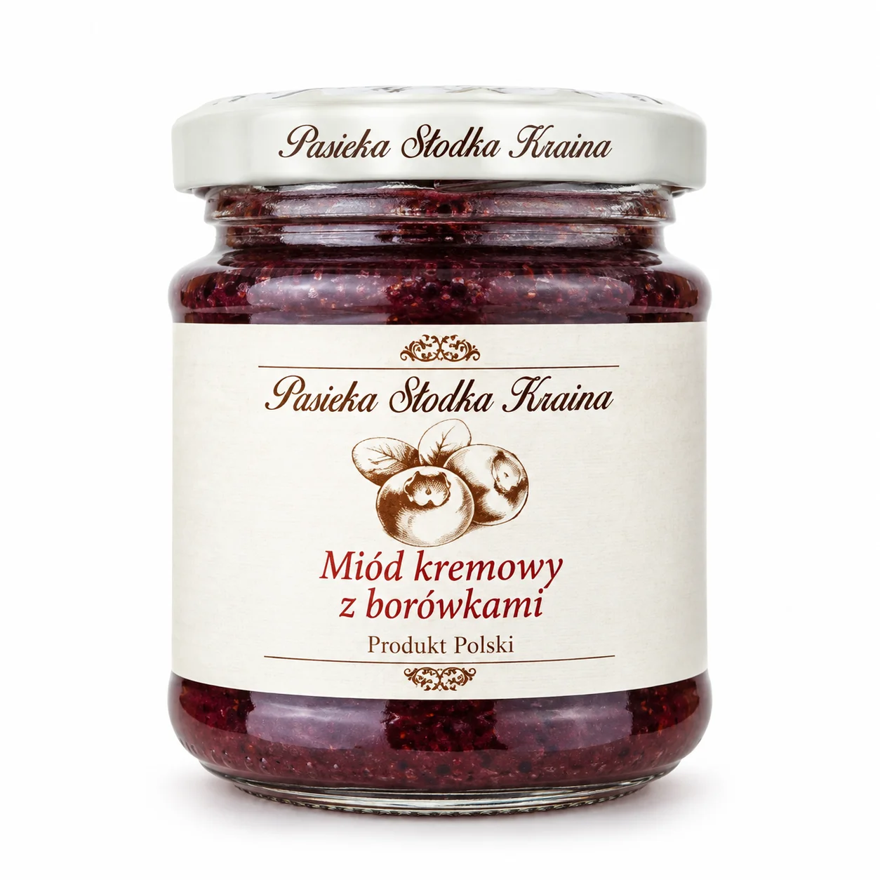 🍯🫐 MIÓD Z BORÓWKĄ 250g