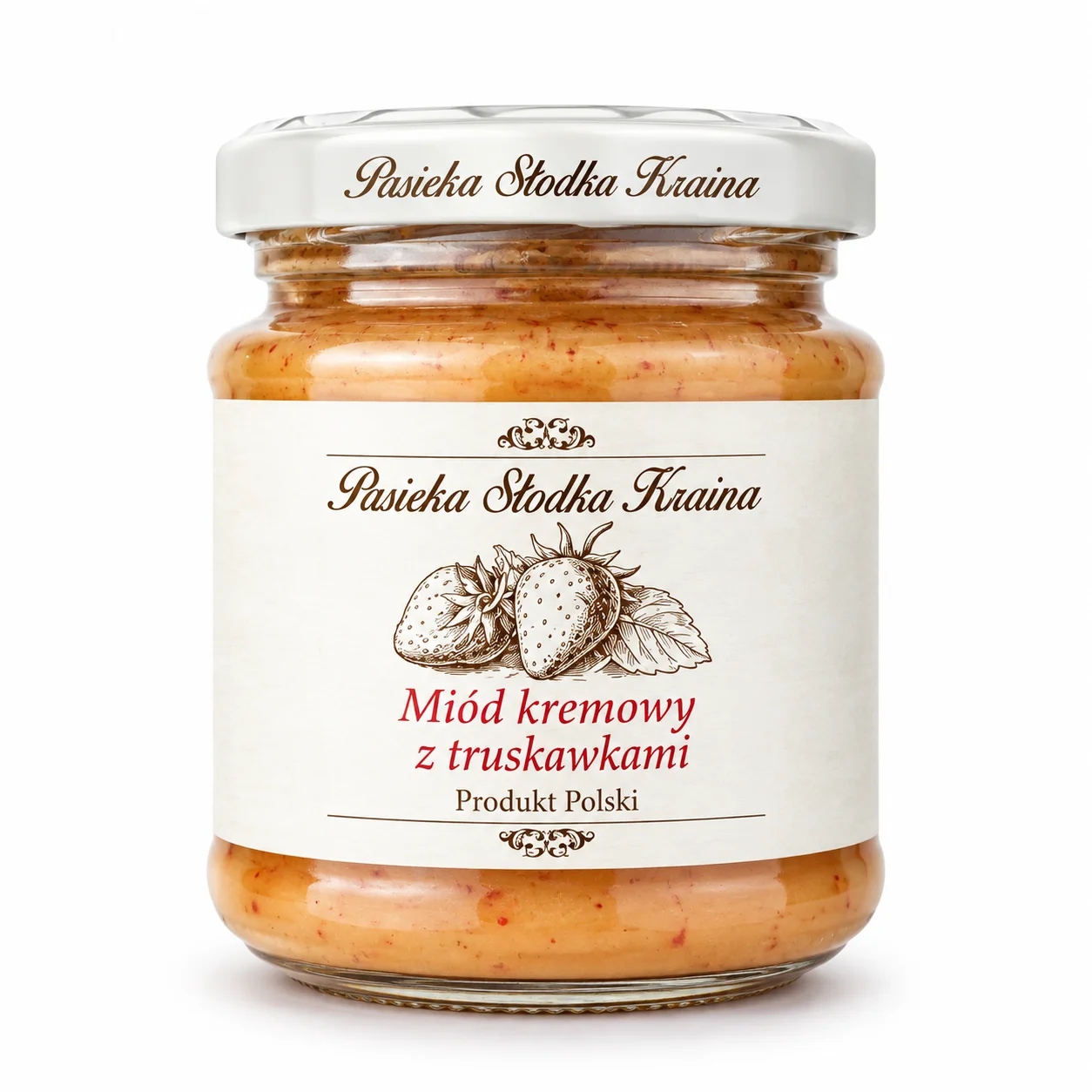 🍯🍓 MIÓD Z TRUSKAWKĄ 250g