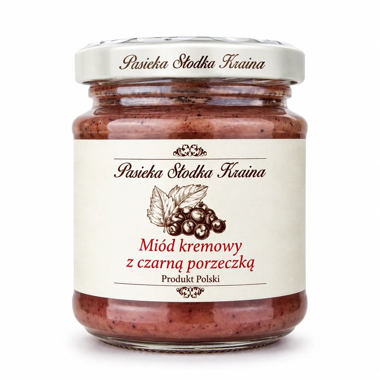 🍯🫐 MIÓD Z CZARNĄ PORZECZKĄ 220g